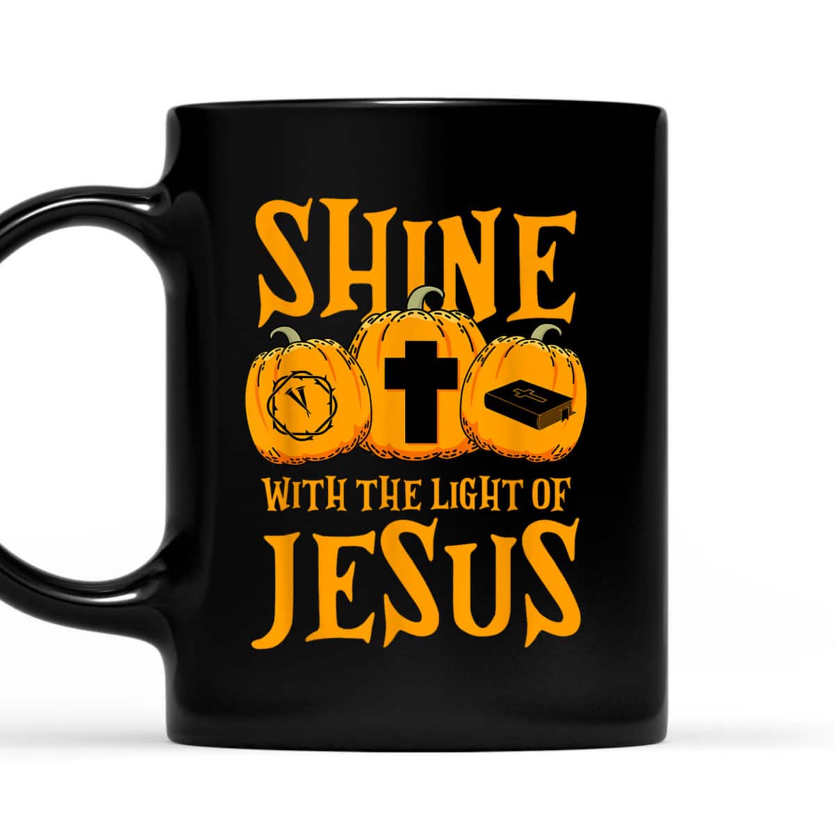 Shine With The Light Of Jesus Halloween Christian T-Shirt Shine With The Light Of Jesus Halloween Christian T-Shirt