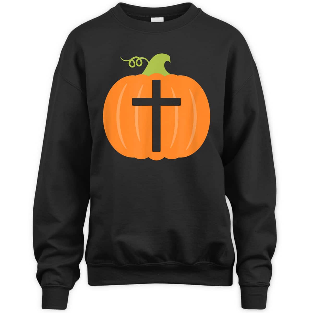 Christian Cross Religious Pumpkin Halloween T-Shirt