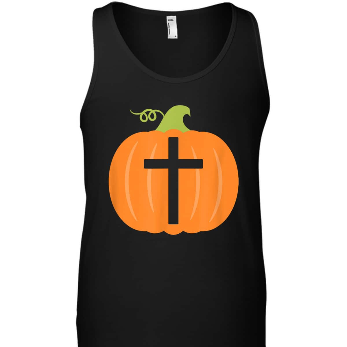 Christian Cross Religious Pumpkin Halloween T-Shirt