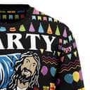 Jesus's Party Ugly Christmas Ugly Christmas Sweater Christian Religious Gift