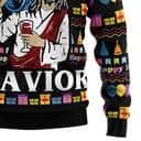 Jesus's Party Ugly Christmas Ugly Christmas Sweater Christian Religious Gift