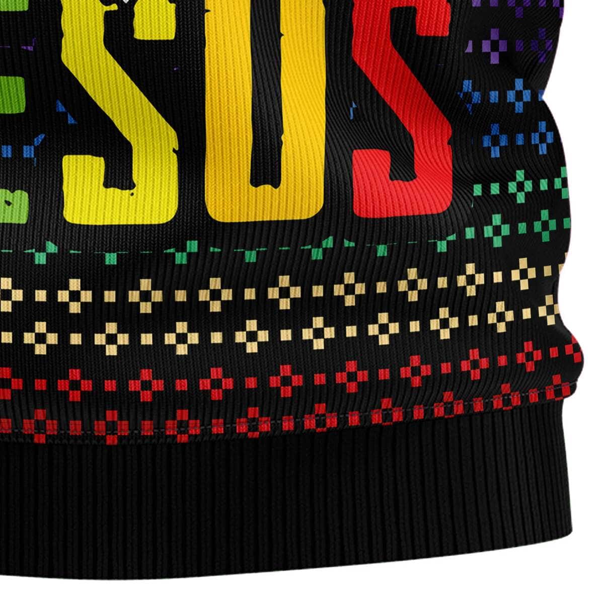 Lgbt Not Today Jesus Ugly Christmas Ugly Christmas Sweater Christian Religious Gift Lgbt Not Today Jesus Ugly Christmas Ugly Christmas Sweater Christian Religious Gift