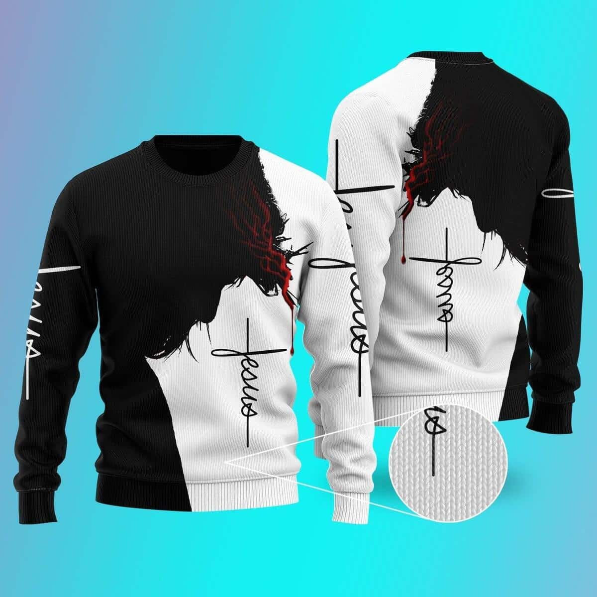 Easter Jesus Ugly Christmas Ugly Christmas Sweater Christian Religious Gift Easter Jesus Ugly Christmas Ugly Christmas Sweater Christian Religious Gift