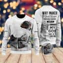 Christian Jesus Way Maker Bible Verse Ugly Christmas Ugly Christmas Sweater Christian Religious Gift Christian Jesus Way Maker Bible Verse Ugly Christmas Ugly Christmas Sweater Christian Religious Gift