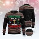 Butterfly All About Jesus Ugly Christmas Ugly Christmas Sweater Christian Religious Gift