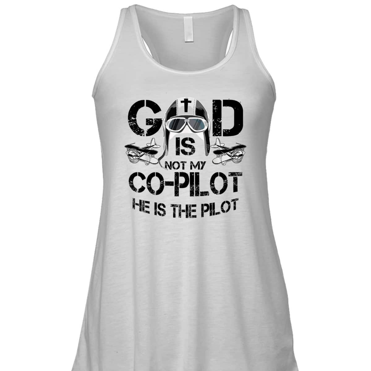 Cool God Is My Pilot Funny Christian Airplane Control Gift T-Shirt Cool God Is My Pilot Funny Christian Airplane Control Gift T-Shirt