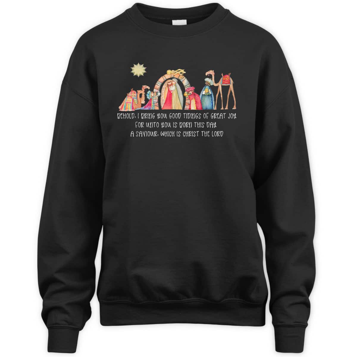 Nativity Scene Jesus Birth Christian Christmas T-Shirt Nativity Scene Jesus Birth Christian Christmas T-Shirt