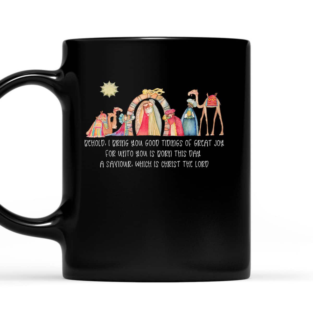 Nativity Scene Jesus Birth Christian Christmas T-Shirt Nativity Scene Jesus Birth Christian Christmas T-Shirt