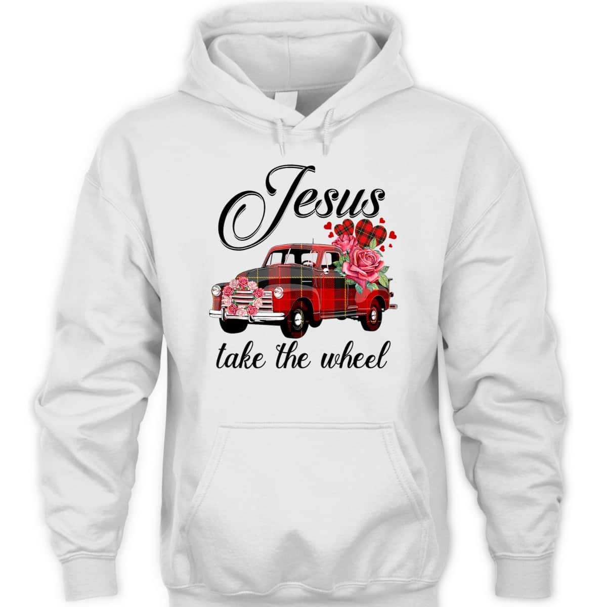 Jesus Take The Wheel Red Truck Christmas God Believer T-Shirt Jesus Take The Wheel Red Truck Christmas God Believer T-Shirt