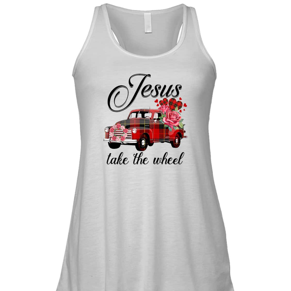Jesus Take The Wheel Red Truck Christmas God Believer T-Shirt Jesus Take The Wheel Red Truck Christmas God Believer T-Shirt