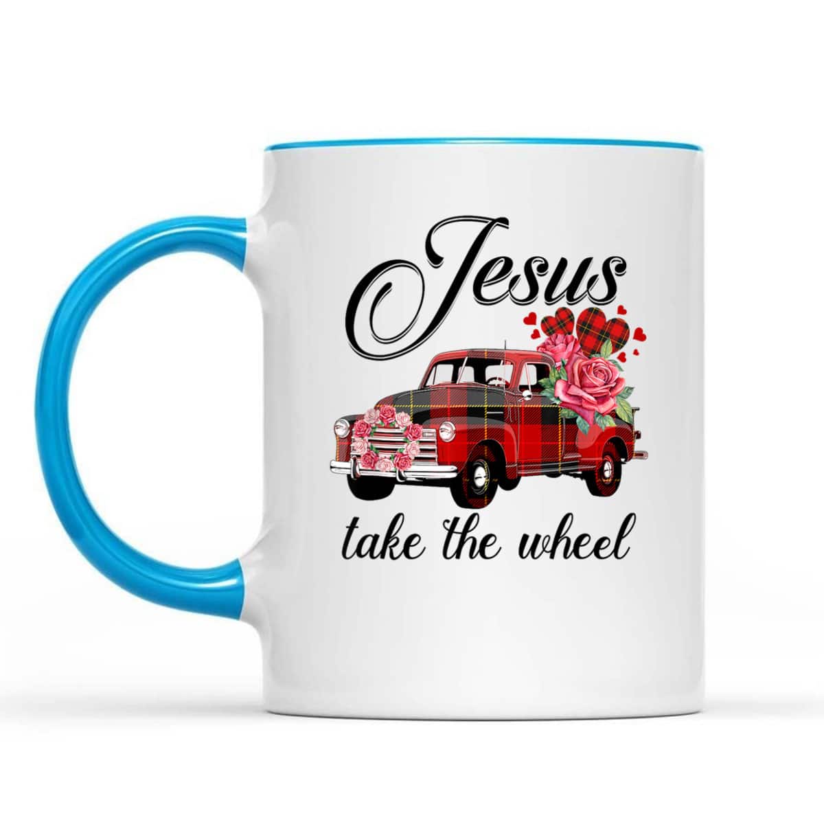Jesus Take The Wheel Red Truck Christmas God Believer T-Shirt Jesus Take The Wheel Red Truck Christmas God Believer T-Shirt