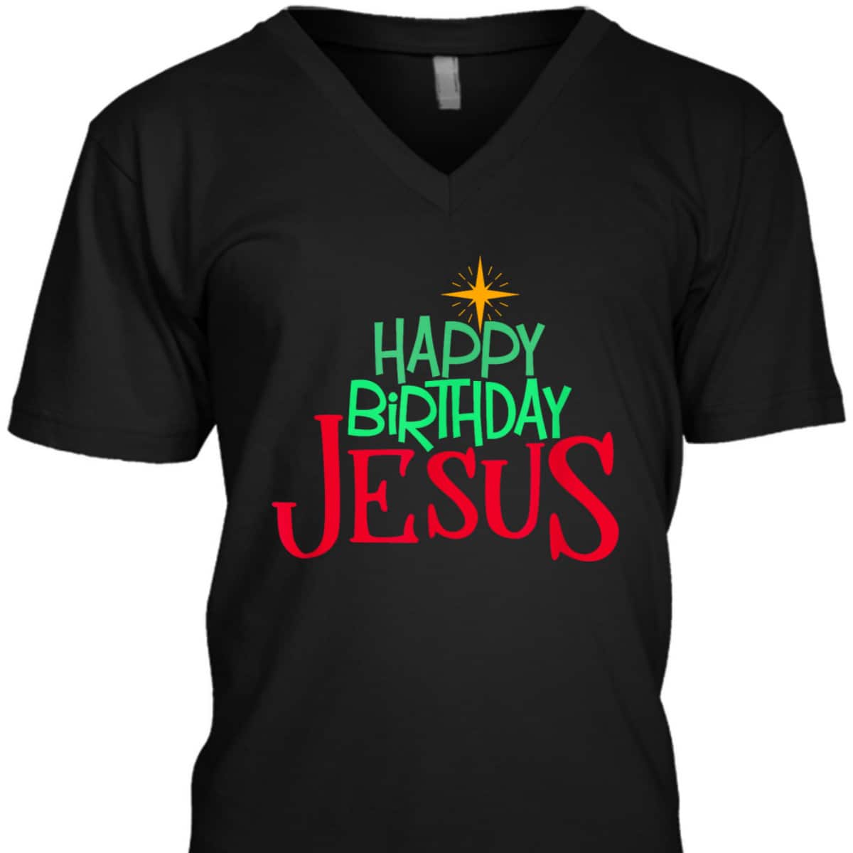 Christian Christmas Happy Birthday Jesus T-Shirt Christian Christmas Happy Birthday Jesus T-Shirt