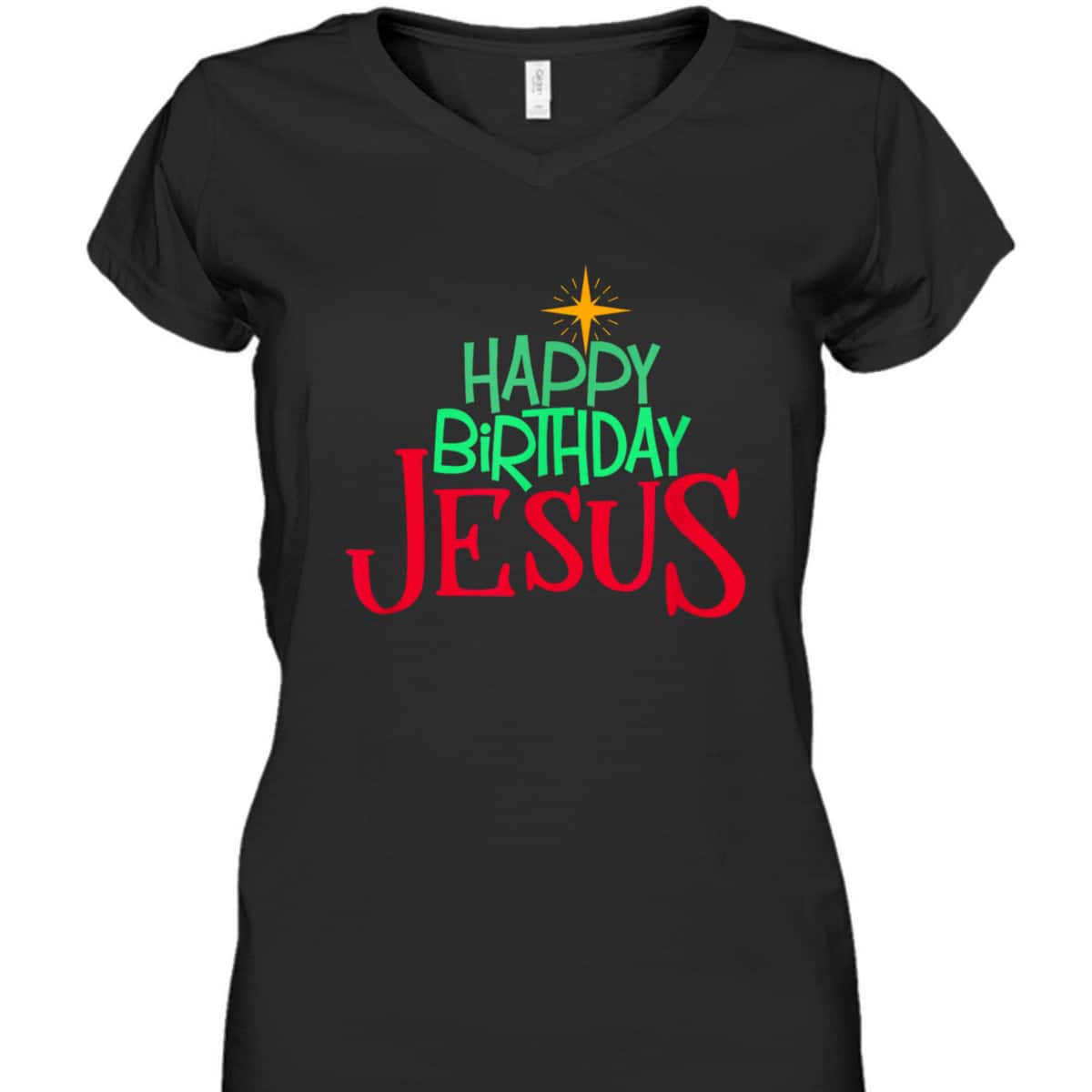 Christian Christmas Happy Birthday Jesus T-Shirt Christian Christmas Happy Birthday Jesus T-Shirt