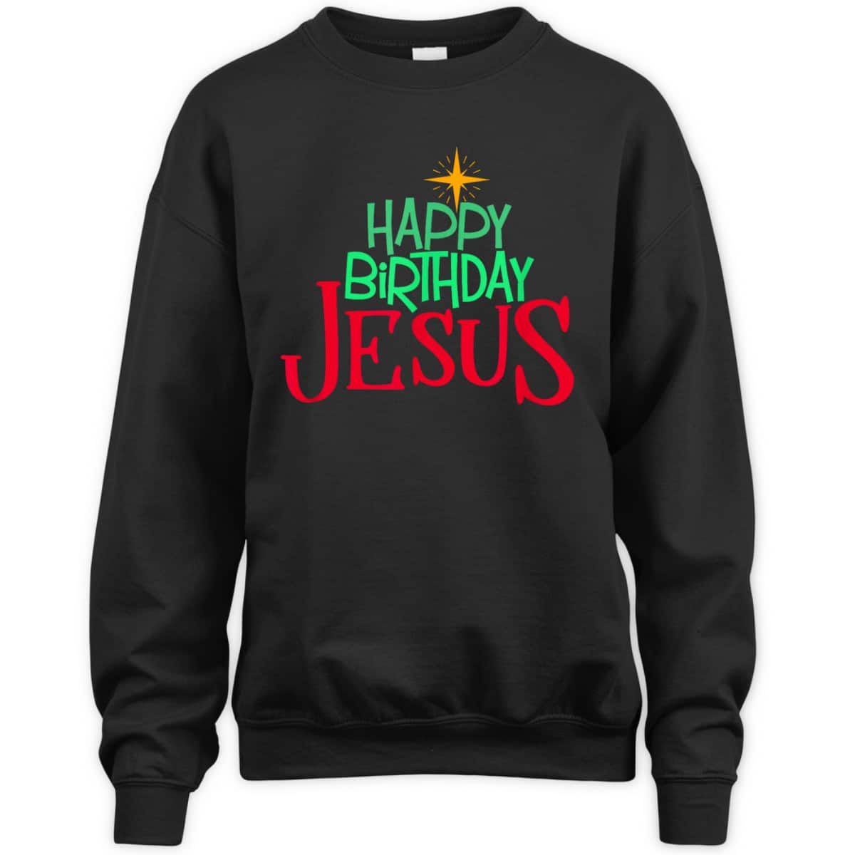 Christian Christmas Happy Birthday Jesus T-Shirt Christian Christmas Happy Birthday Jesus T-Shirt