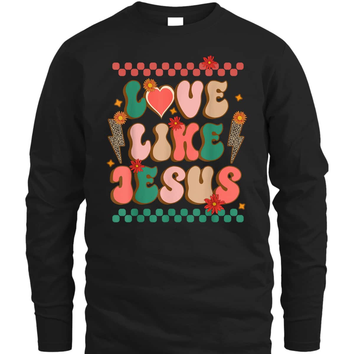 Love Like Jesus Merry Christmas Xmas Christian T-Shirt Love Like Jesus Merry Christmas Xmas Christian T-Shirt