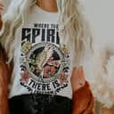 Christian Bible Verse Jesus Religious Faith T-Shirt Where The Spirit Of The Lord Is There Is Freedom