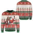Santa And Jesus Selfie Christmas Ugly Ugly Christmas Sweater