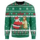 Santa And Jesus Christmas Ugly Ugly Christmas Sweater Arm Wrestling Santa And Jesus Christmas Ugly Ugly Christmas Sweater Arm Wrestling