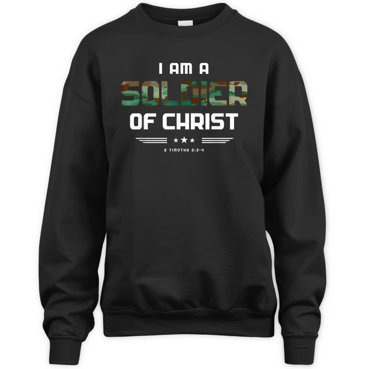 Christian Religious Bible Verse Soldier Of Christ Timothy T-Shirt