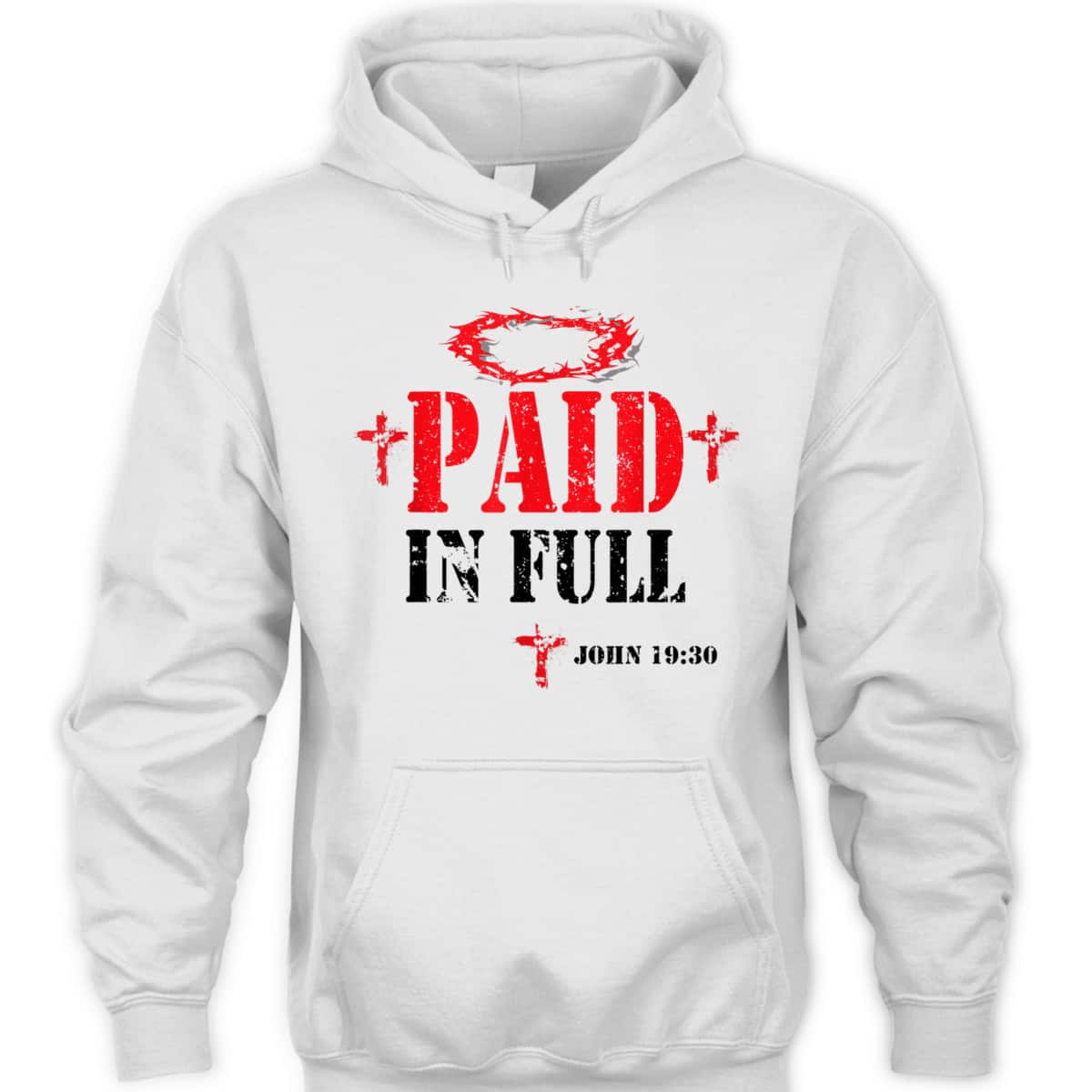 Paid In Full John 19:30 Bible Verse Jesus Christian Religious T-Shirt
