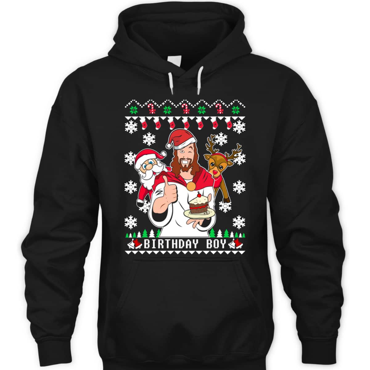 Birthday Boy Jesus Funny Ugly Christmas T-Shirt Christian Religious Gift Birthday Boy Jesus Funny Ugly Christmas T-Shirt Christian Religious Gift