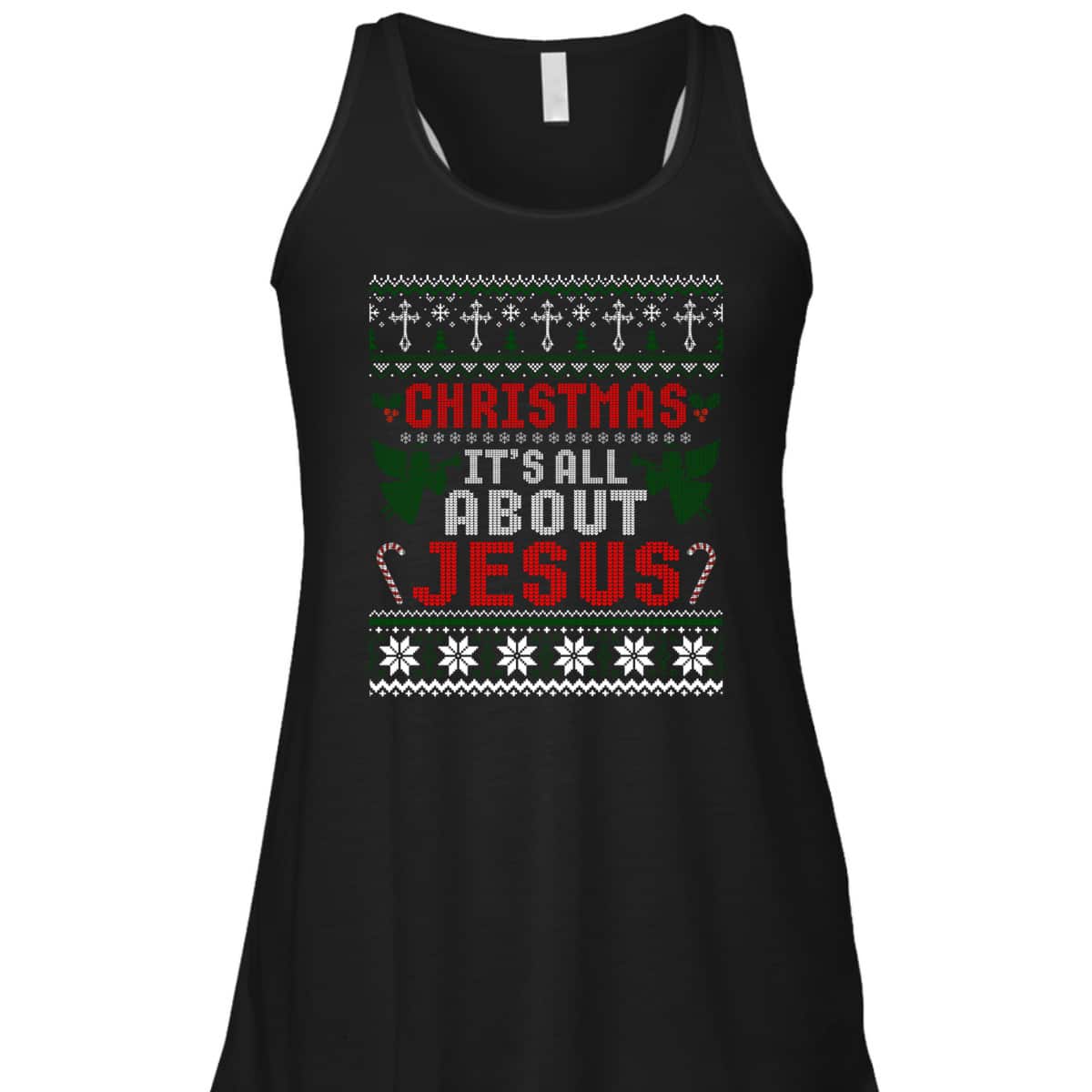 Christian Christmas It's All About Jesus Ugly Xmas T-Shirt Christian Christmas It's All About Jesus Ugly Xmas T-Shirt