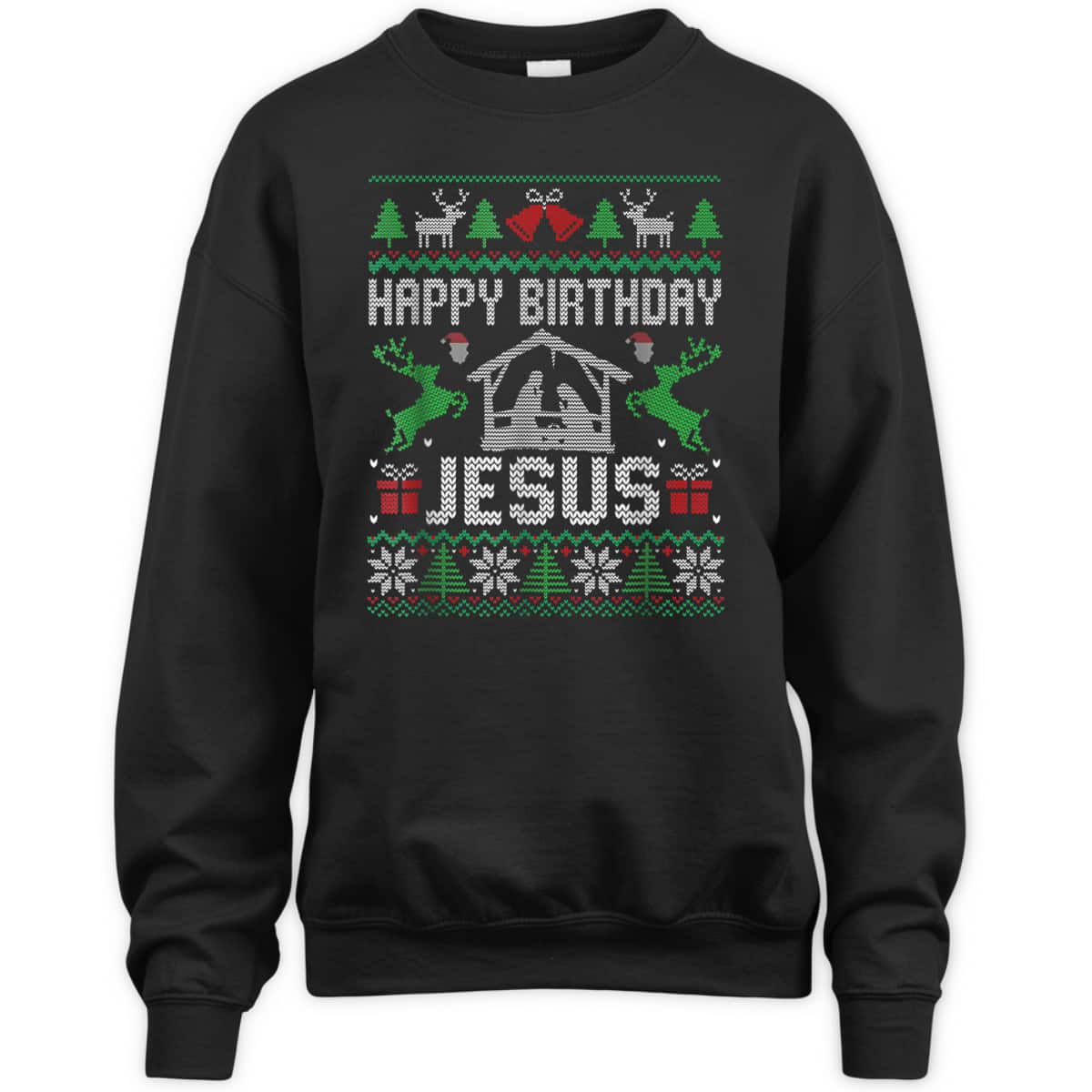 Christmas Happy Birthday Jesus Holiday Ugly Christian Religious T-Shirt Christmas Happy Birthday Jesus Holiday Ugly Christian Religious T-Shirt