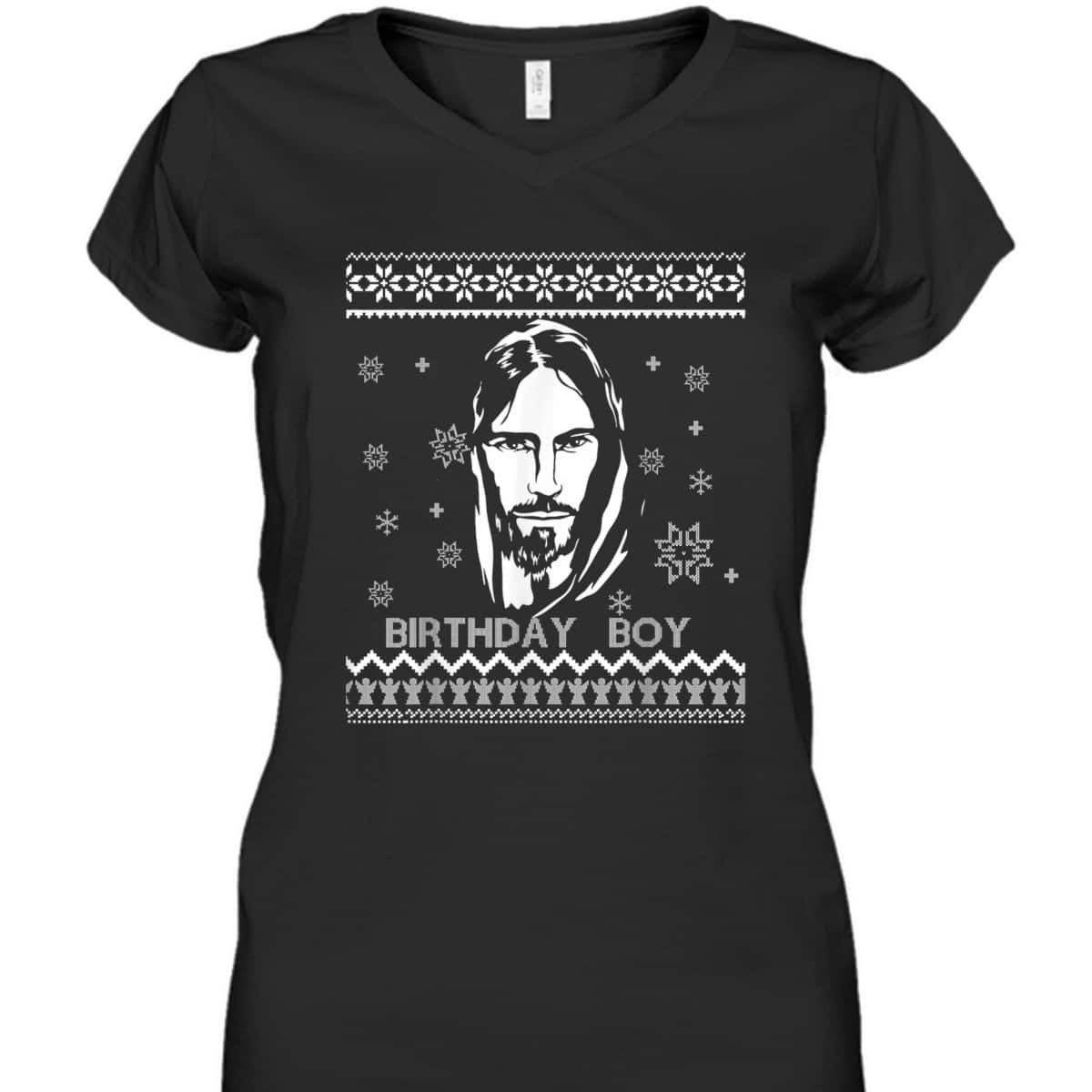 Jesus Birthday Boy Christmas Party Christian Religious T-Shirt Jesus Birthday Boy Christmas Party Christian Religious T-Shirt