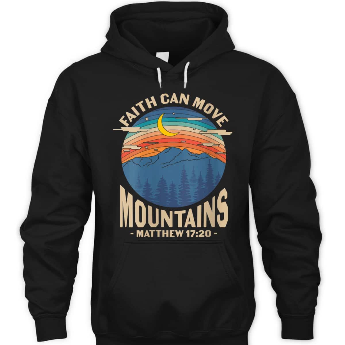 Christian Bible Verse Faith Can Move Mountains Jesus God Religious T-Shirt Christian Bible Verse Faith Can Move Mountains Jesus God Religious T-Shirt