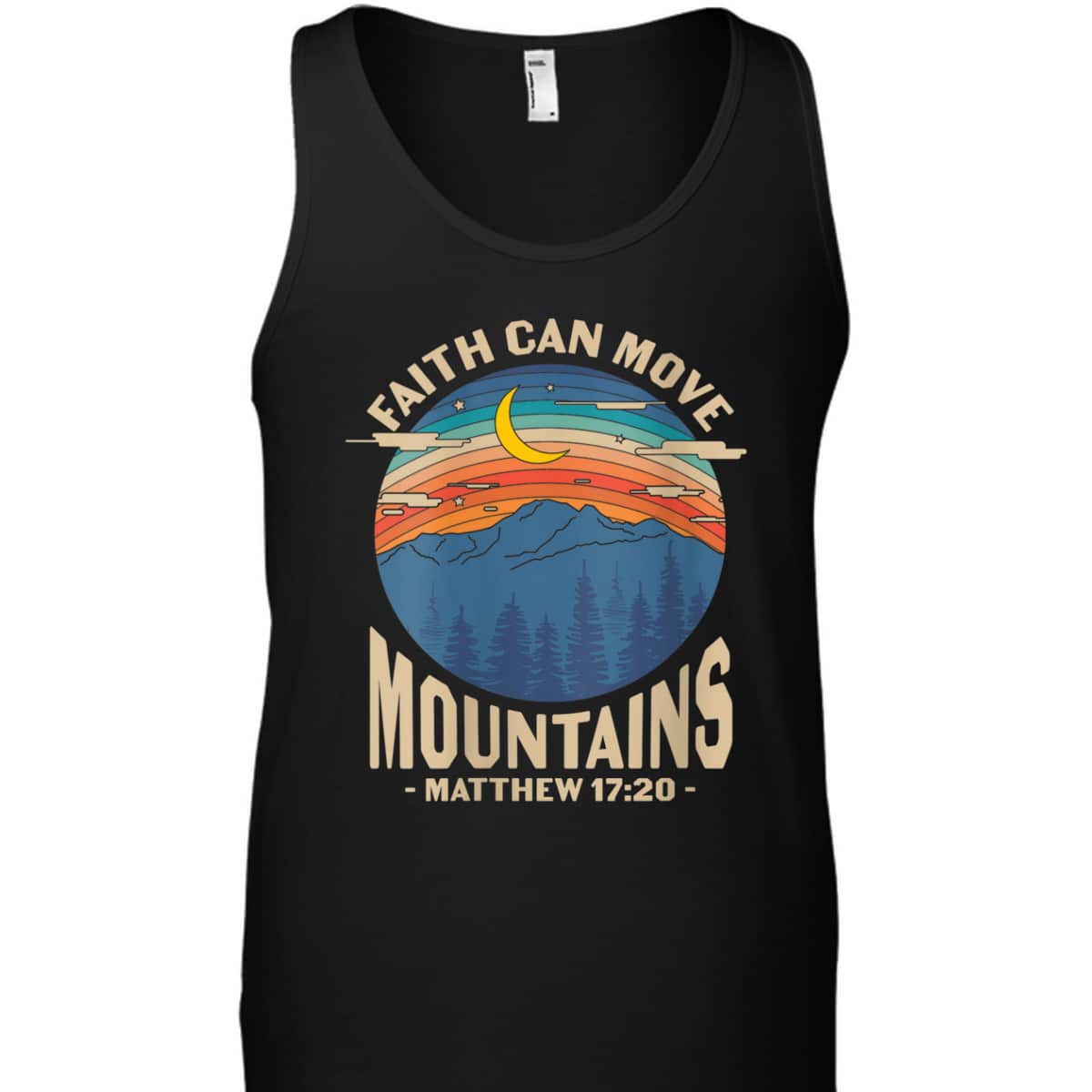 Christian Bible Verse Faith Can Move Mountains Jesus God Religious T-Shirt Christian Bible Verse Faith Can Move Mountains Jesus God Religious T-Shirt