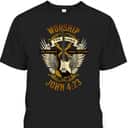 Worship The Lord Christian Faith Bible Scripture Verse T-Shirt