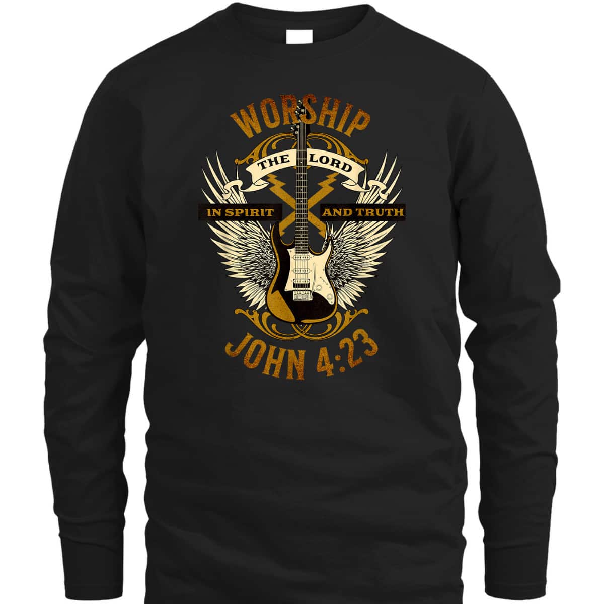 Worship The Lord Christian Faith Bible Scripture Verse T-Shirt