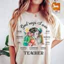 God Says I Am Teacher Back To School Teacher Christian T-Shirt
