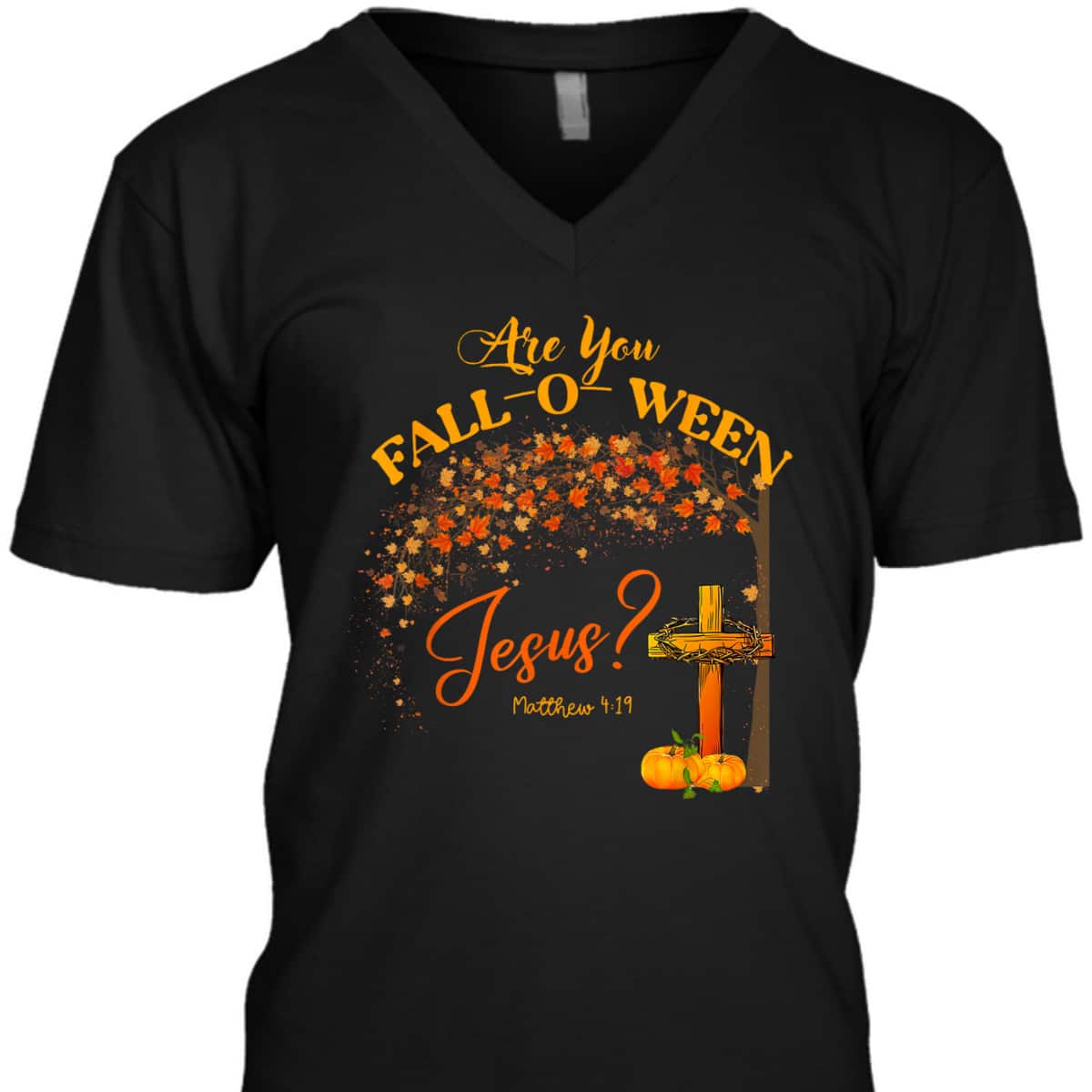 Are You Fall O Ween Jesus Women Man Christian Halloween Bible Verse T-Shirt