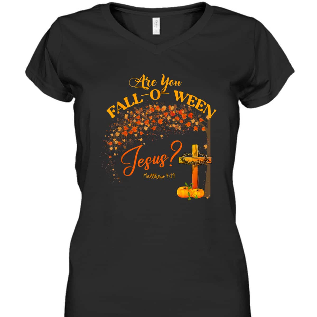 Are You Fall O Ween Jesus Women Man Christian Halloween Bible Verse T-Shirt