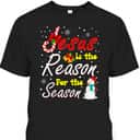 Christian Jesus The Reason Christmas Stocking Stuffer T-Shirt