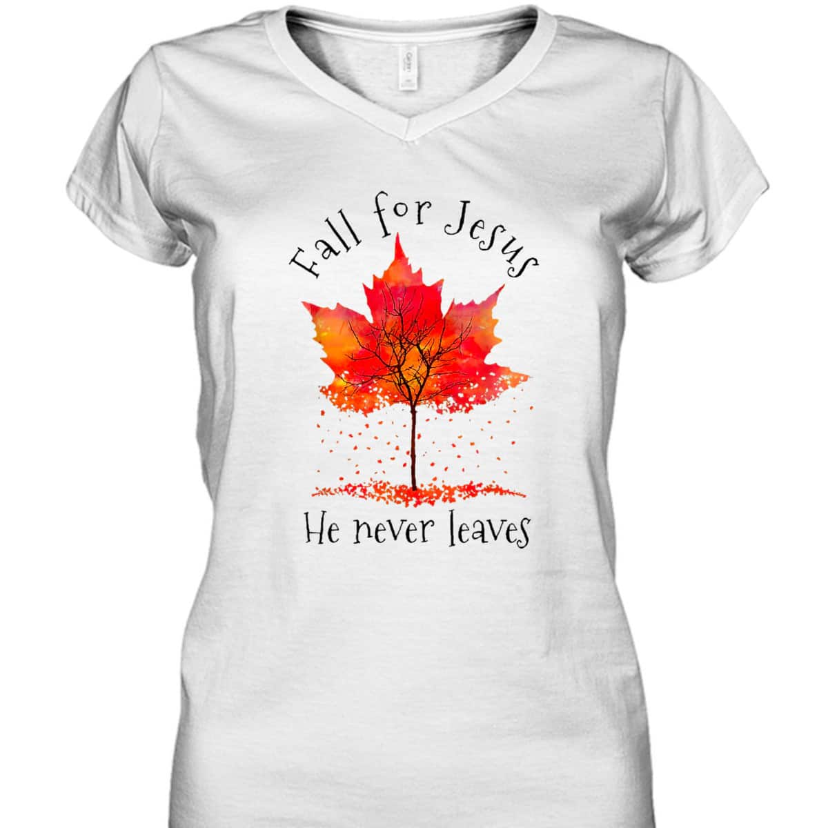 Fall For Jesus He Never Leaves Fall Religious Christian Thanksgiving Halloween T-Shirt Fall For Jesus He Never Leaves Fall Religious Christian Thanksgiving Halloween T-Shirt