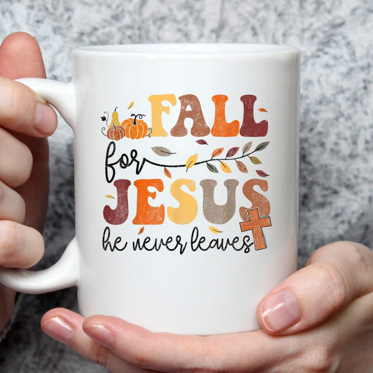 Autumn Fall Jesus He Never Leaves Cross Christian Thanksgiving Halloween T-Shirt Autumn Fall Jesus He Never Leaves Cross Christian Thanksgiving Halloween T-Shirt