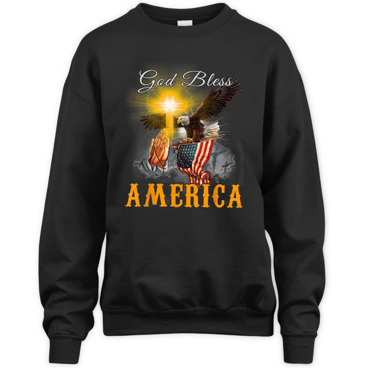 God Bless America 4th OF July Eagle USA Flag Christian T-Shirt God Bless America 4th OF July Eagle USA Flag Christian T-Shirt