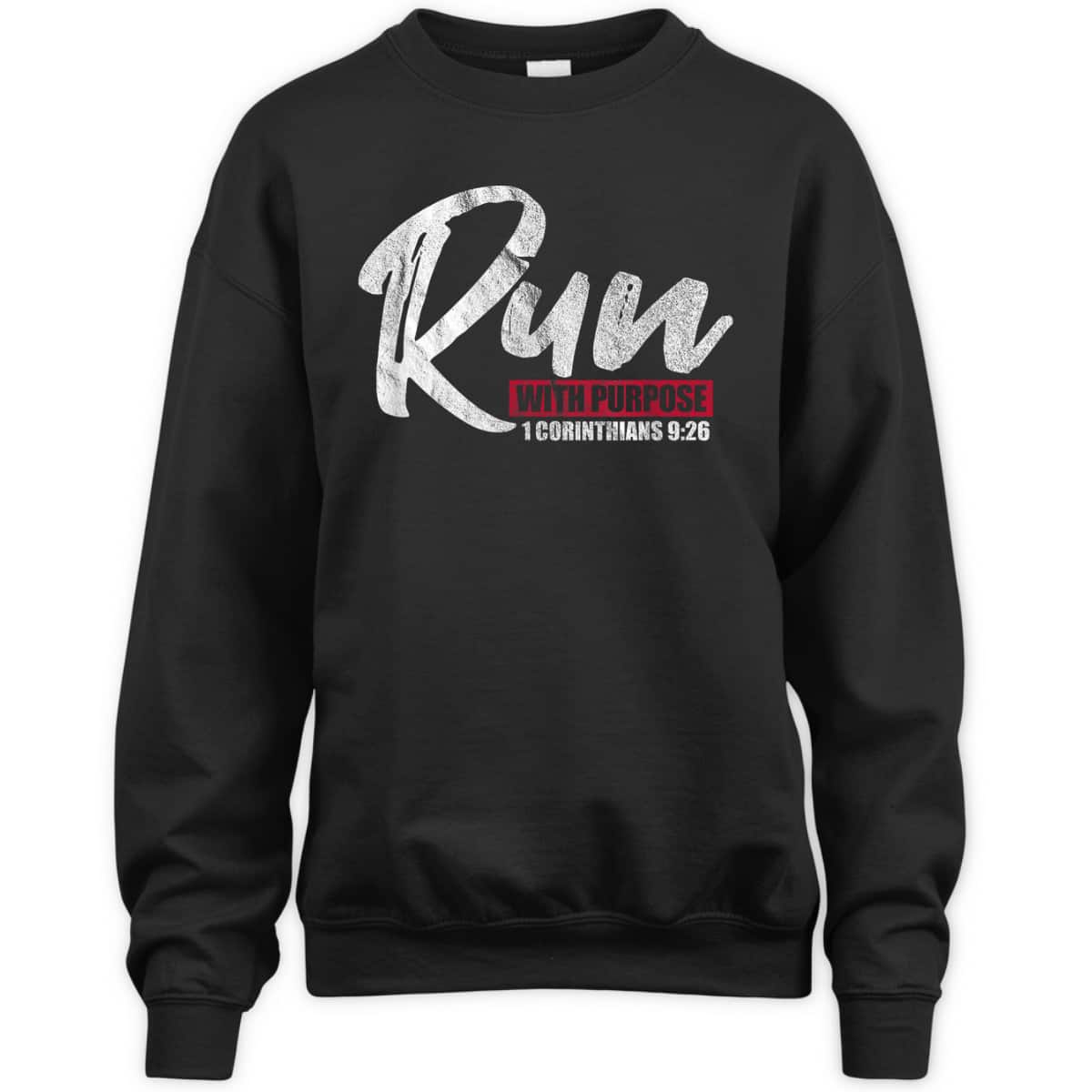 1 Corinthians 926 Christian And Faith T-Shirt Running Runner Run With Purpose Bible Verse 1 Corinthians 926 Christian And Faith T-Shirt Running Runner Run With Purpose Bible Verse