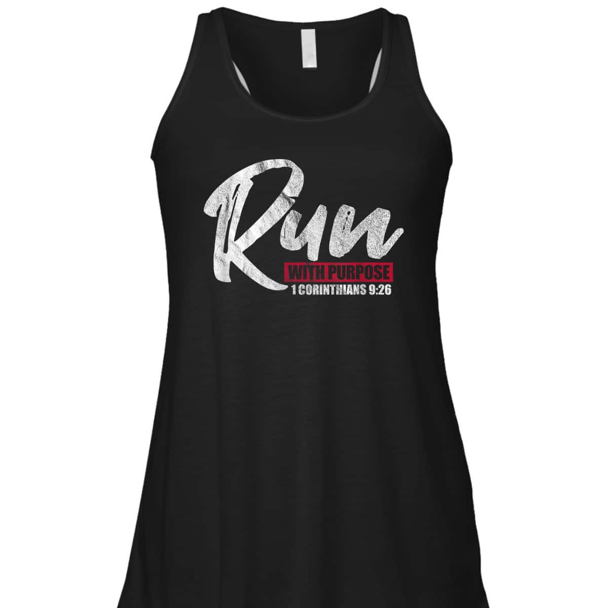 1 Corinthians 926 Christian And Faith T-Shirt Running Runner Run With Purpose Bible Verse