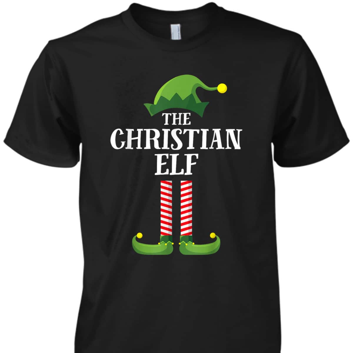 Christian Elf Christmas Party T-Shirt For Your Family And Friend Christian Elf Christmas Party T-Shirt For Your Family And Friend