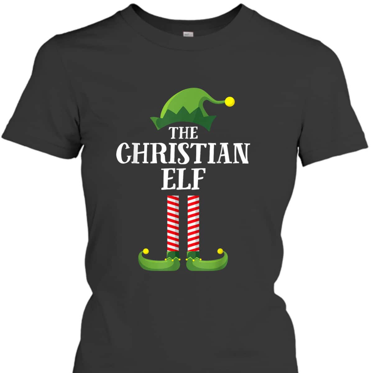 Christian Elf Christmas Party T-Shirt For Your Family And Friend