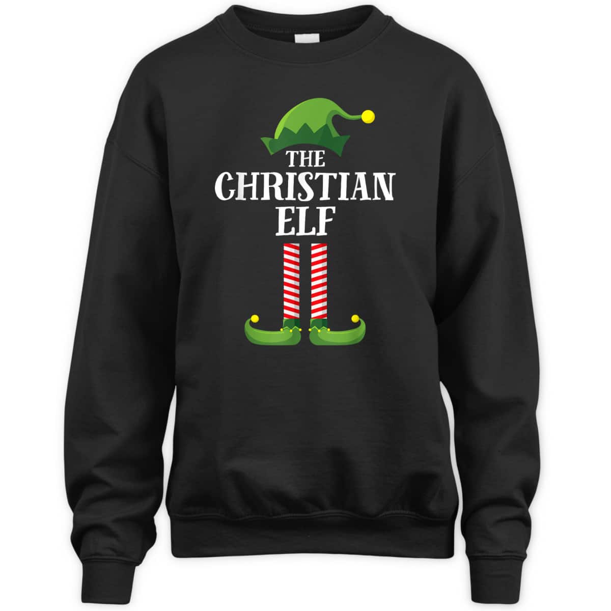 Christian Elf Christmas Party T-Shirt For Your Family And Friend