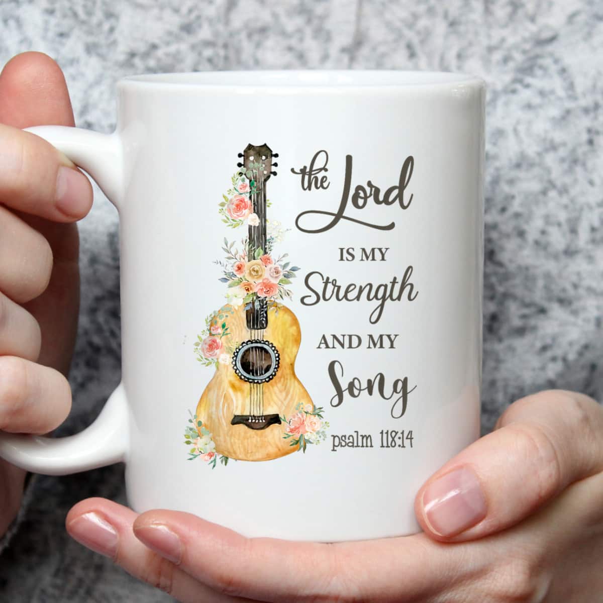 Christian Guitar Jesus The Lord Is My Strength And My Song Bible Verse T-Shirt Christian Guitar Jesus The Lord Is My Strength And My Song Bible Verse T-Shirt