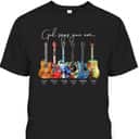 Christian Faith Jesus Guitar God Say You Are Bible Verse Guitarist T-Shirt Christian Faith Jesus Guitar God Say You Are Bible Verse Guitarist T-Shirt