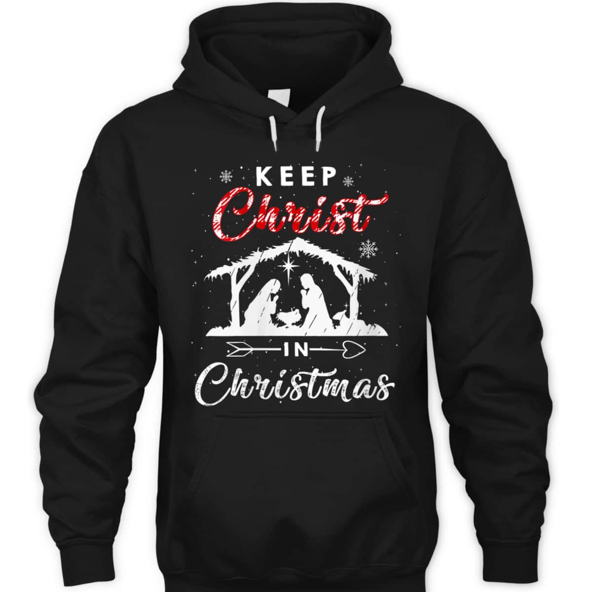 Keep Christ In Christmas Red Plaid Christian Winter Holiday T-Shirt Keep Christ In Christmas Red Plaid Christian Winter Holiday T-Shirt