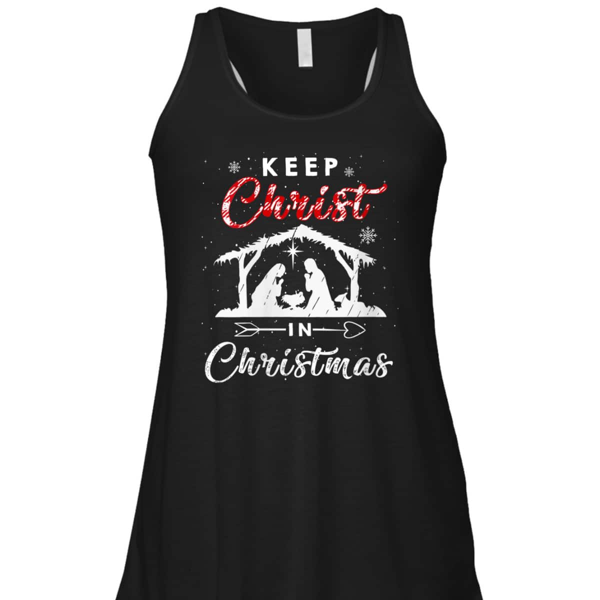 Keep Christ In Christmas Red Plaid Christian Winter Holiday T-Shirt Keep Christ In Christmas Red Plaid Christian Winter Holiday T-Shirt