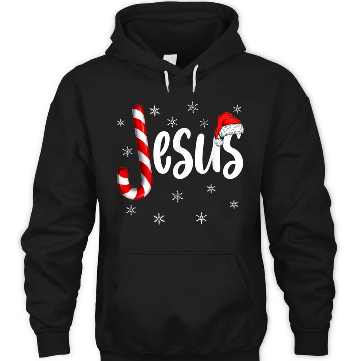 Christian Jesus Is The Reason Candy Cane Religious Christmas T-Shirt
