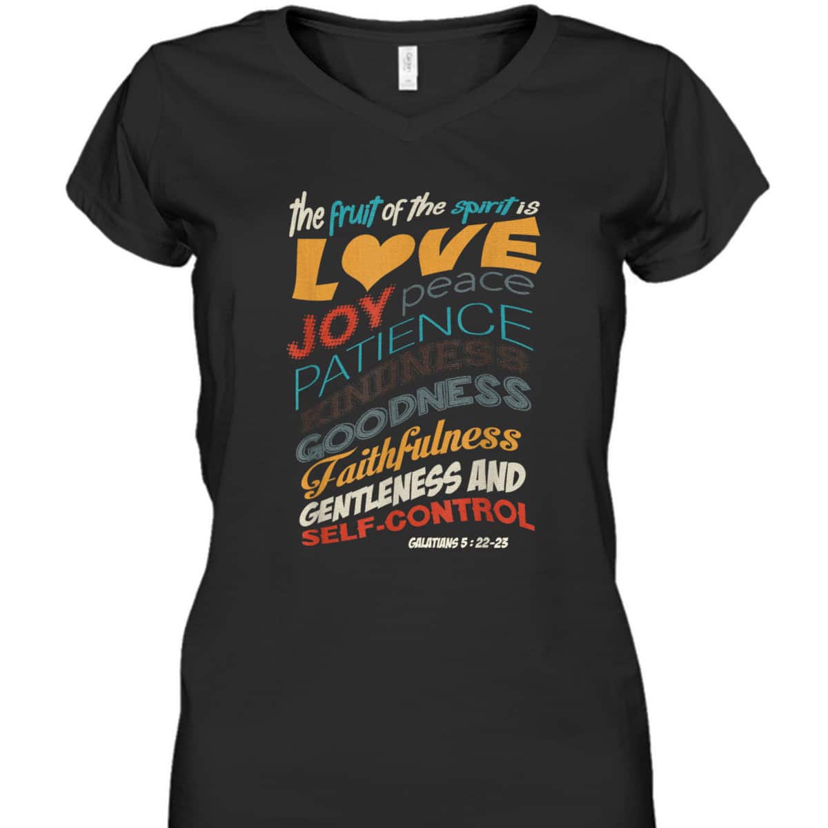 The Fruit Of The Spirit Christian Bible Scripture Religious T-Shirt The Fruit Of The Spirit Christian Bible Scripture Religious T-Shirt